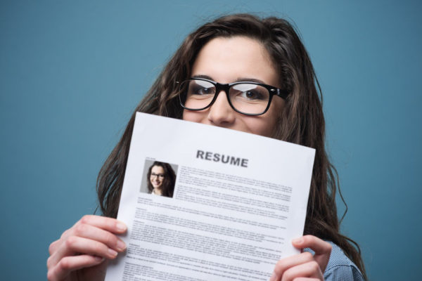 Hiding behind resume